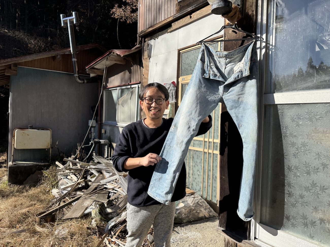 Carhartt デニム ベランダ放置5年物 カーハート ペインターパンツ CARHARTT LOOSE-FIT UTILITY