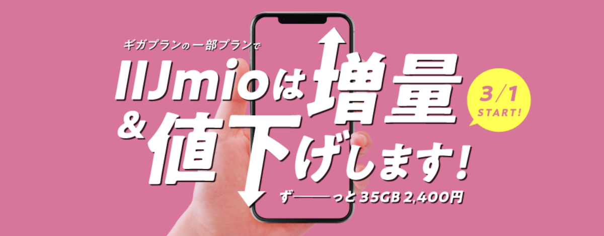 格安SIM】IIJmioが「20ギガ900円」という革命的なキャンペーンと新