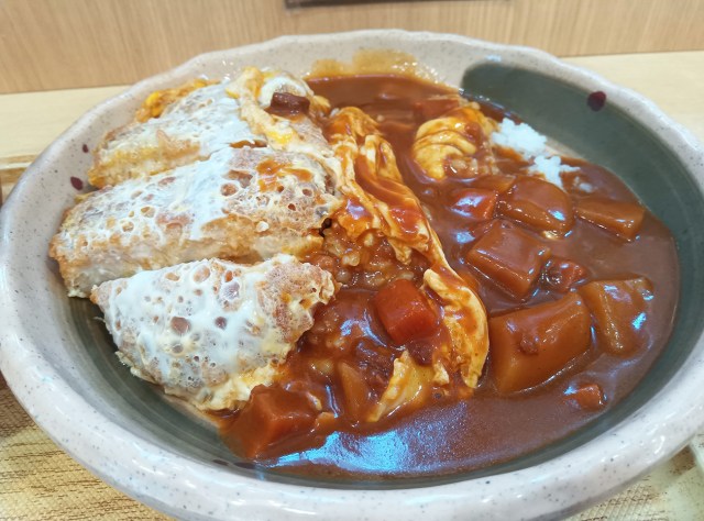 【富士そばカレーかつ丼生誕30周年】ここにもあったジェネリックカレーかつ丼 / 立ち食いそば放浪記：第341回 笠丸そば 御徒町