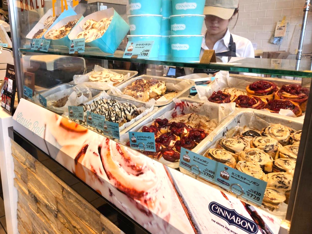 シアトル発祥のシナモンロール専門店『シナボン』に初めて行ってみたら