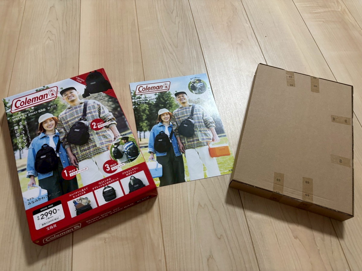 新品未開封 コールマン Coleman ３点セット 争奪戦】雑誌限定「コールマン3WAYミニリュック」が優秀すぎる