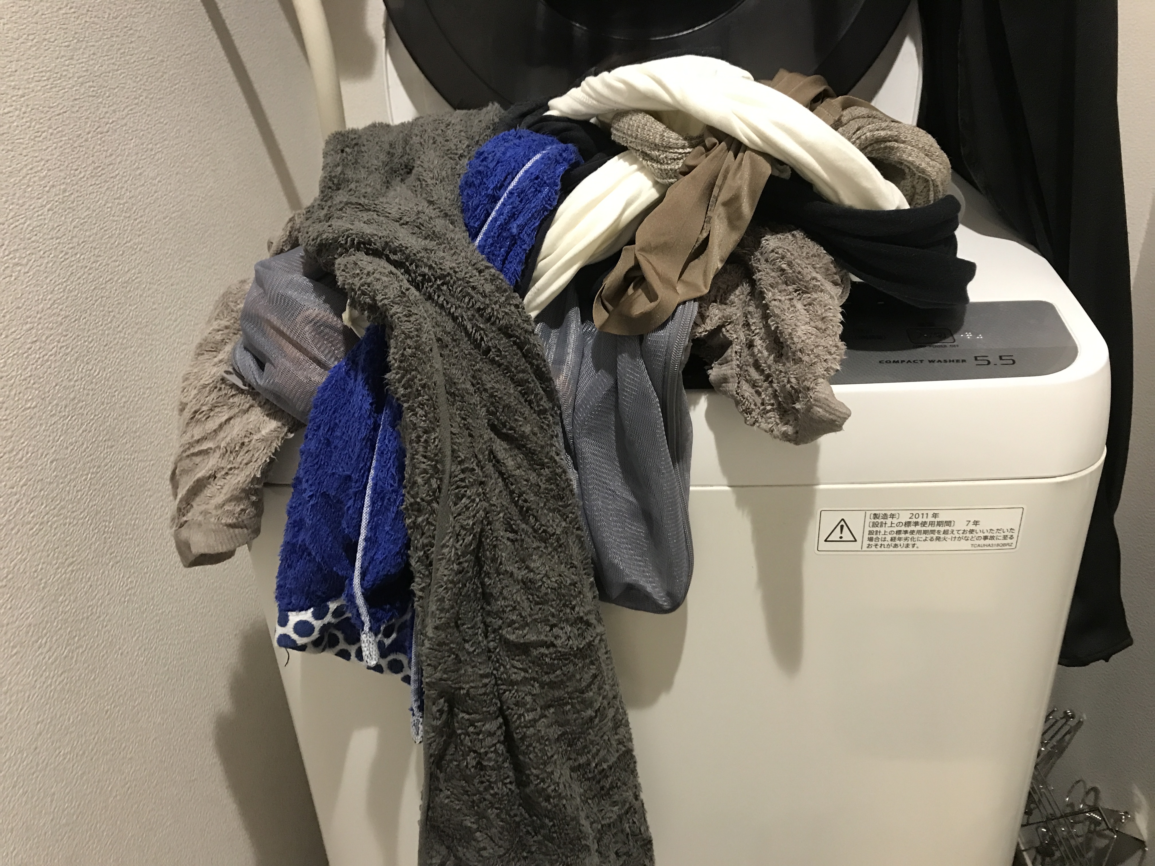 謎の物体生物様洗濯機