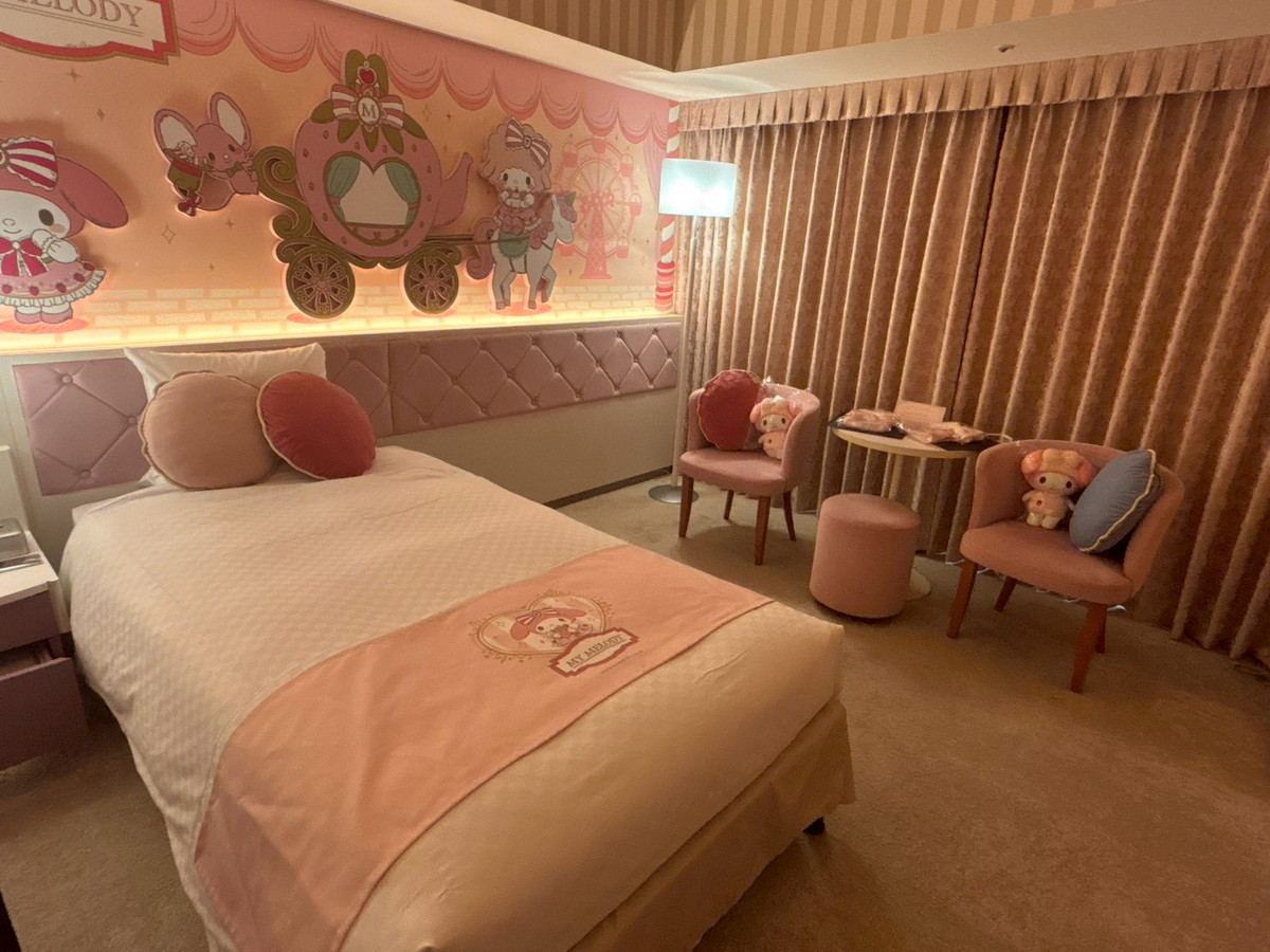 ファン悶絶】東京ドームホテル「マイメロディルーム」で出会った可愛さ