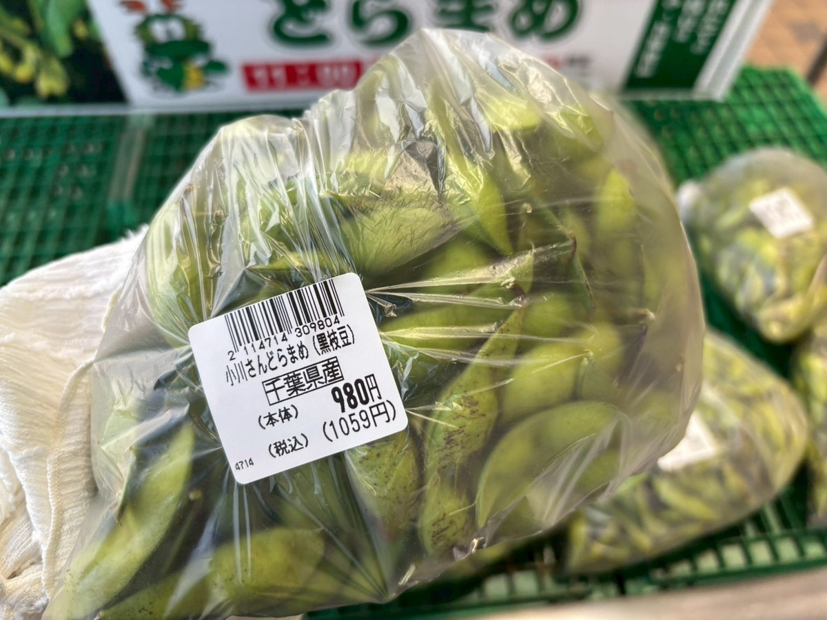 年に2週間しか食べられない幻の枝豆「どらまめ」を発見！ 売り切れ続出