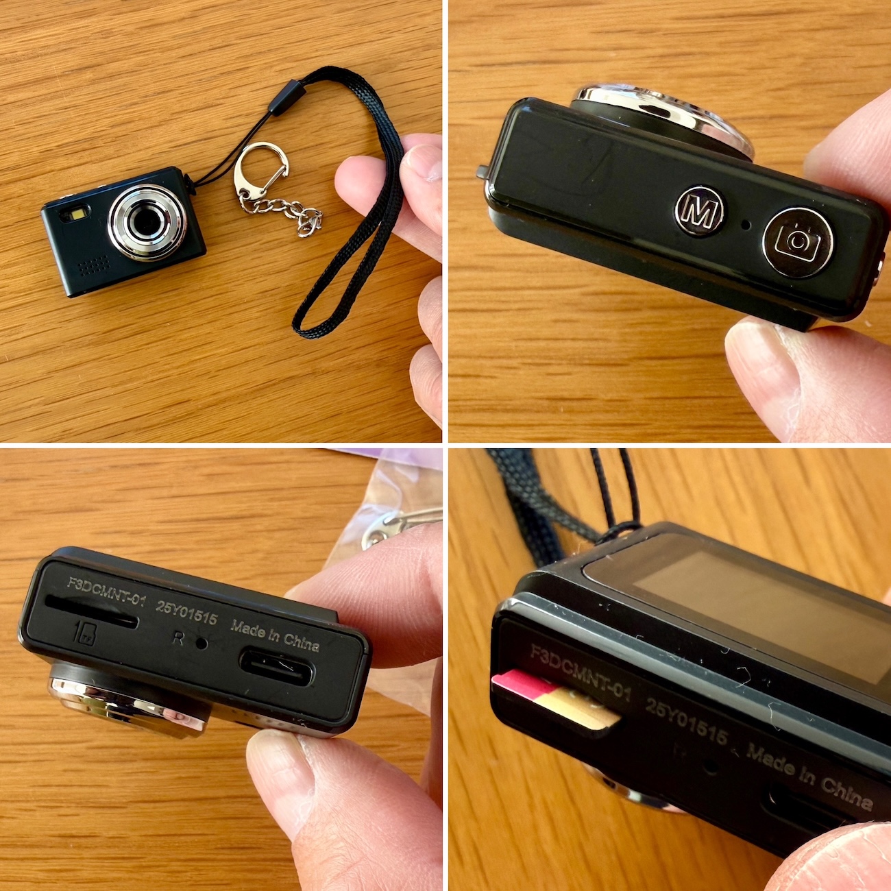 危機一髪】ゲオで買った「ミニデジカメ（2728円）」がレトロで面白い