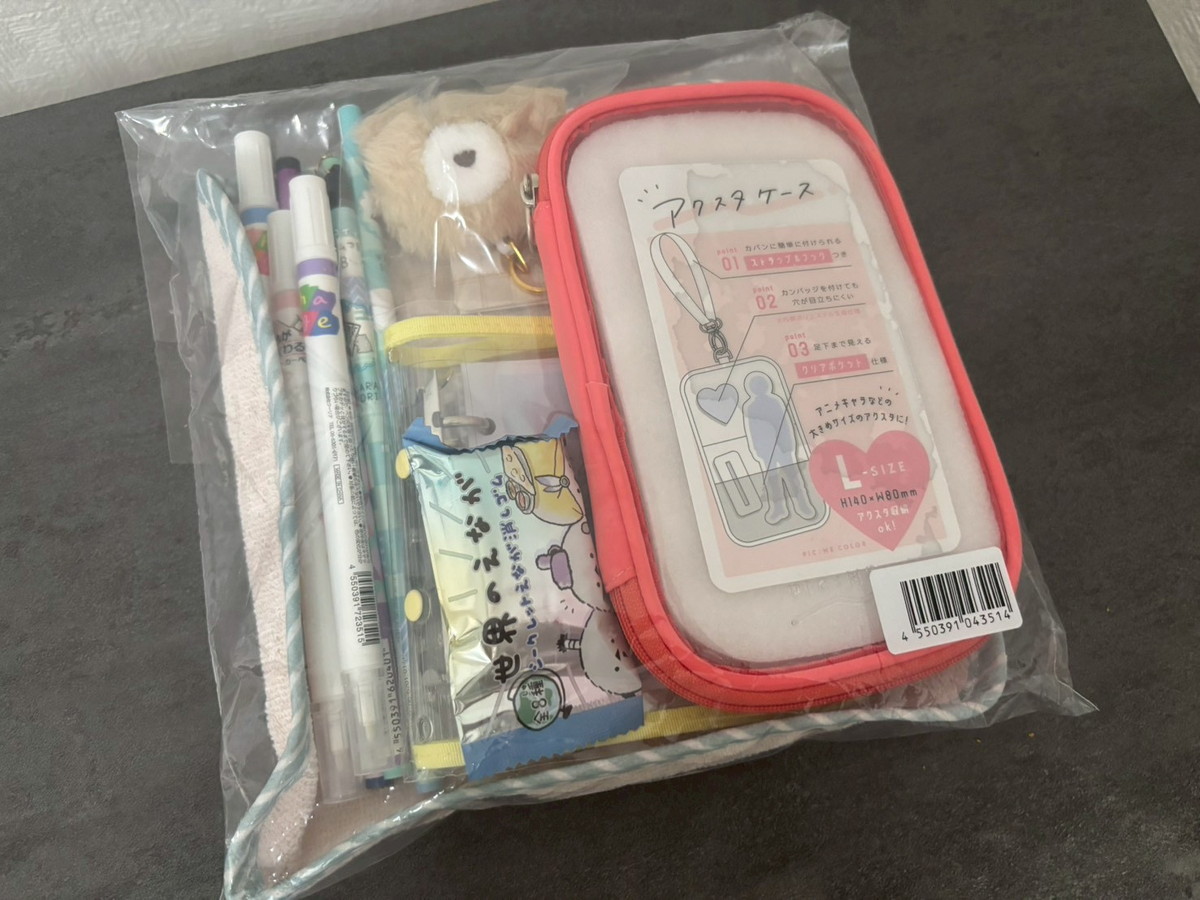 地味に最強】総額6500円以上のイオンの文房具福袋（1100円）/ シールや