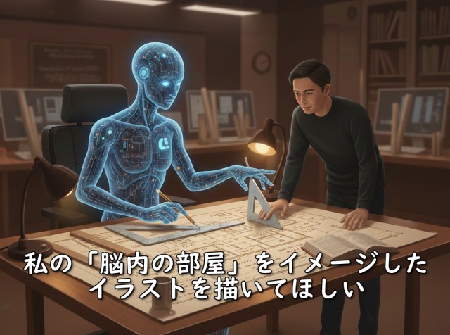 Geminiに「私の『脳内の部屋』のイメージを描いて」とお願いすると面白い / 夢占いのような深い回答を得られる