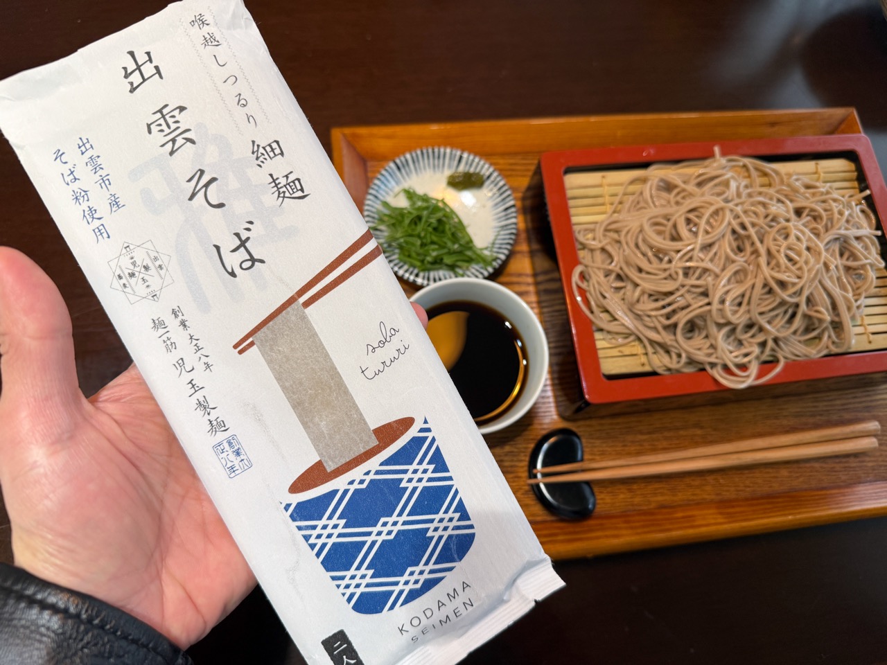 島根に行ったら絶対コレ買った方がいい【家そば放浪記】第292束：出雲空港ショップで買った、児玉製麺『喉越しつるり細麺 出雲そば 雅』540円（1人前270円）