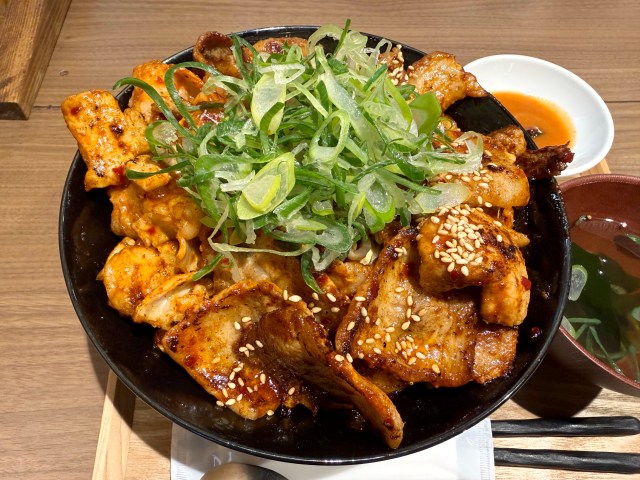 新宿地下街の死角で「総重量1kgのデカ盛り」に遭遇! 焼肉丼専門店『たれ櫻』の2900円丼と死闘を繰り広げてきた 新宿地下街の死角で「総重量1kgのデカ盛り」に遭遇! 焼肉丼専門店『たれ櫻』の2900円丼と死闘を繰り広げてきた