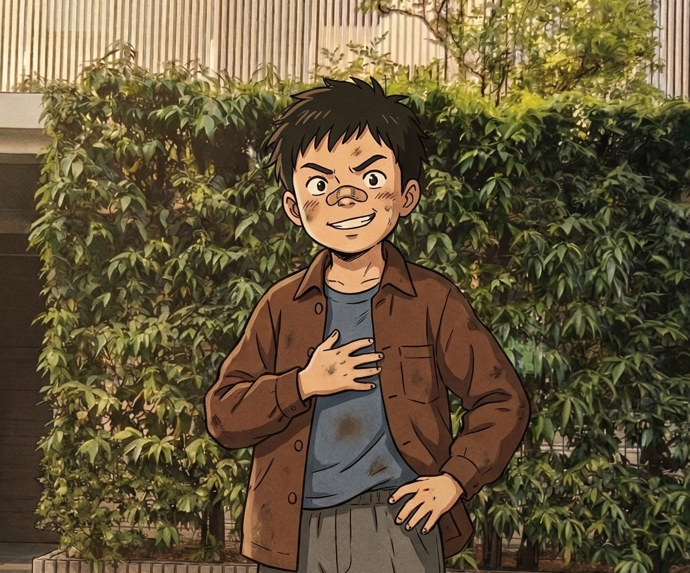 昭和のわんぱく坊主が「鼻に絆創膏を貼っている理由」について / その起源は『サビオ』ではないか？