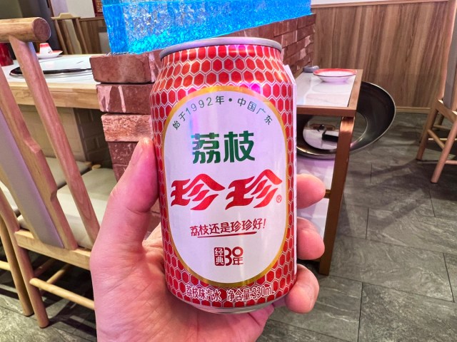 中国の炭酸飲料「珍珍」がおいしい