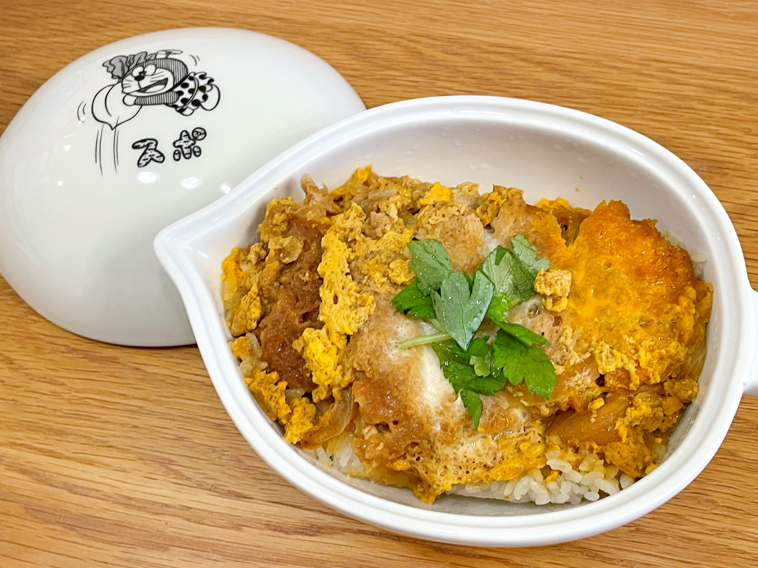 3カ月待った『ドラえもん日本誕生』の「畑のレストランどんぶり」でジャイアンのカツ丼を再現してみた