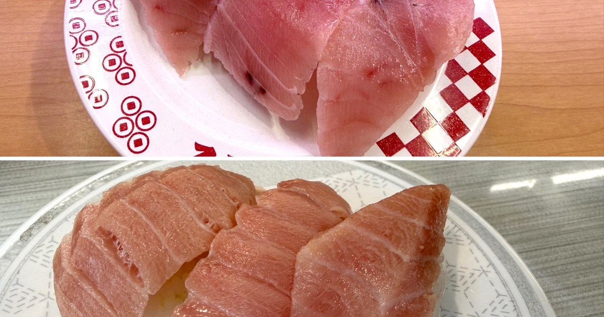 完全決着】スシロー「特ネタ倍とろ（180円）」vs はま寿司「みなみ