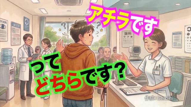 【視覚障害者の日常】 “あっち、こっち、そっち” って結局どっち？