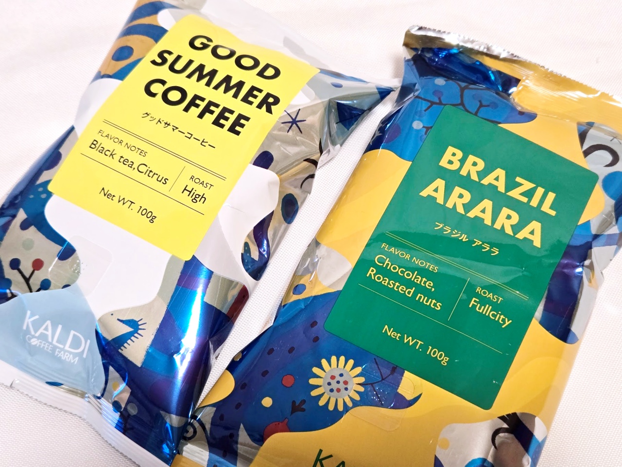 付録) カルディのコーヒーバッグを4年買い続けてきた私が「夏の新作