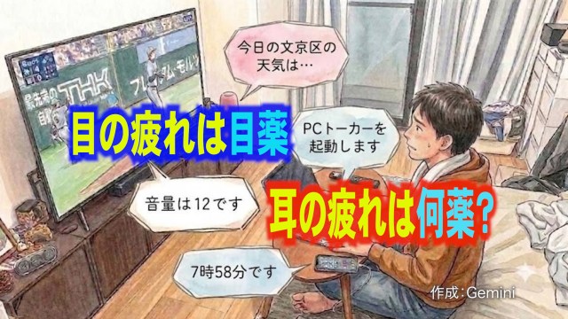 【視覚障害者の日常】見えなくなって初めて、耳も疲れることを知った
