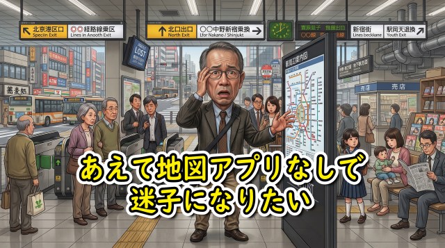 【コラム】あえて地図アプリなしで迷子になりたい / 利便性は果たして我々を賢くしてるのか? 【コラム】あえて地図アプリなしで迷子になりたい / 利便性は果たして我々を賢くしてるのか?