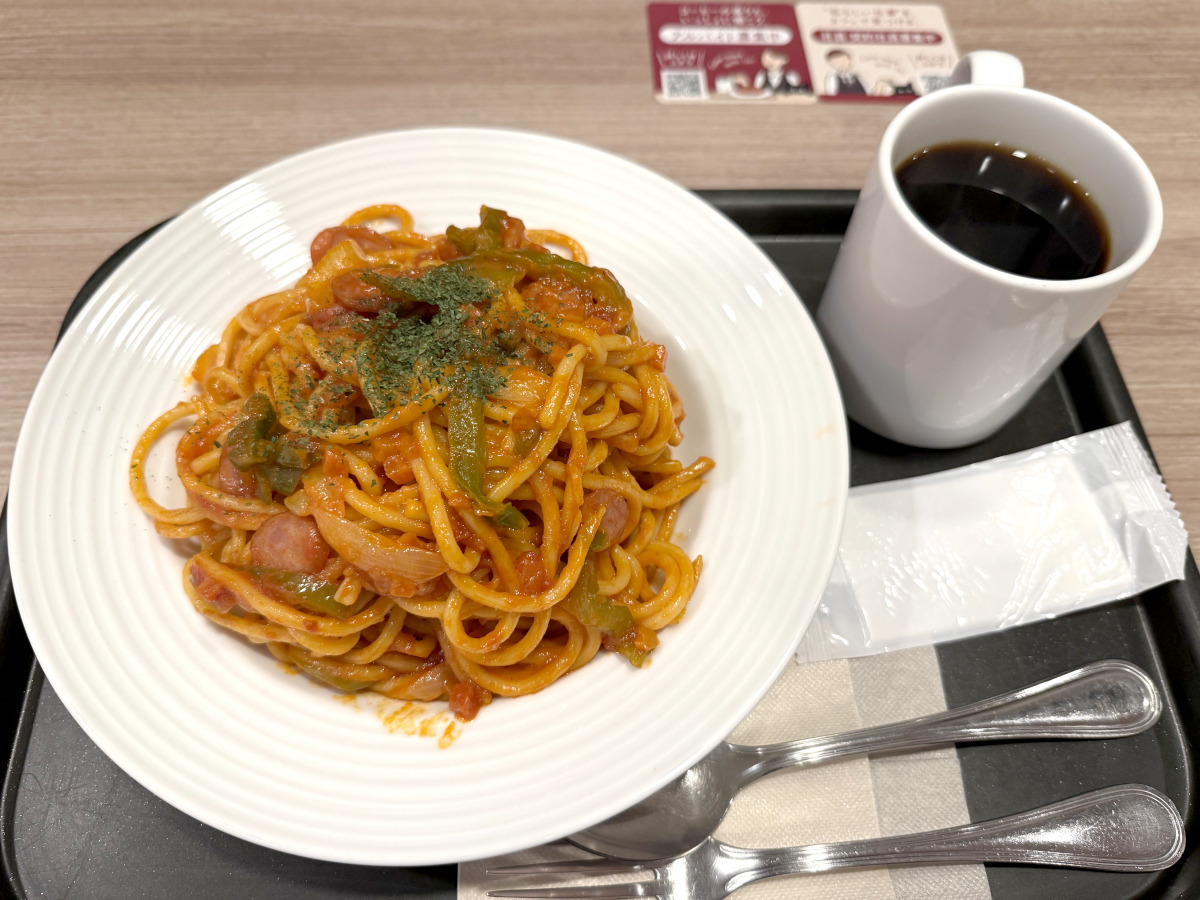 ベローチェが本気出してきた！ 15時以降プラス100円で「パスタ全品2倍盛り」フェアが最高すぎた